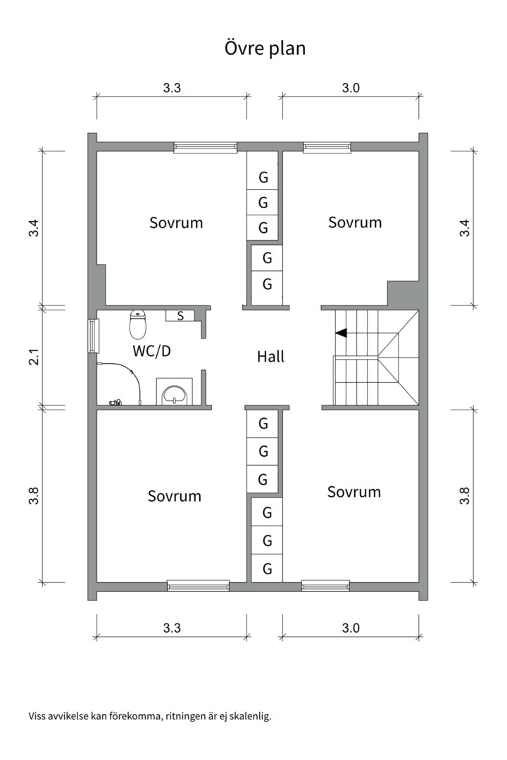 Planlösning från Flottiljgatan 14, Såld i Bärby Hage, Uppsala