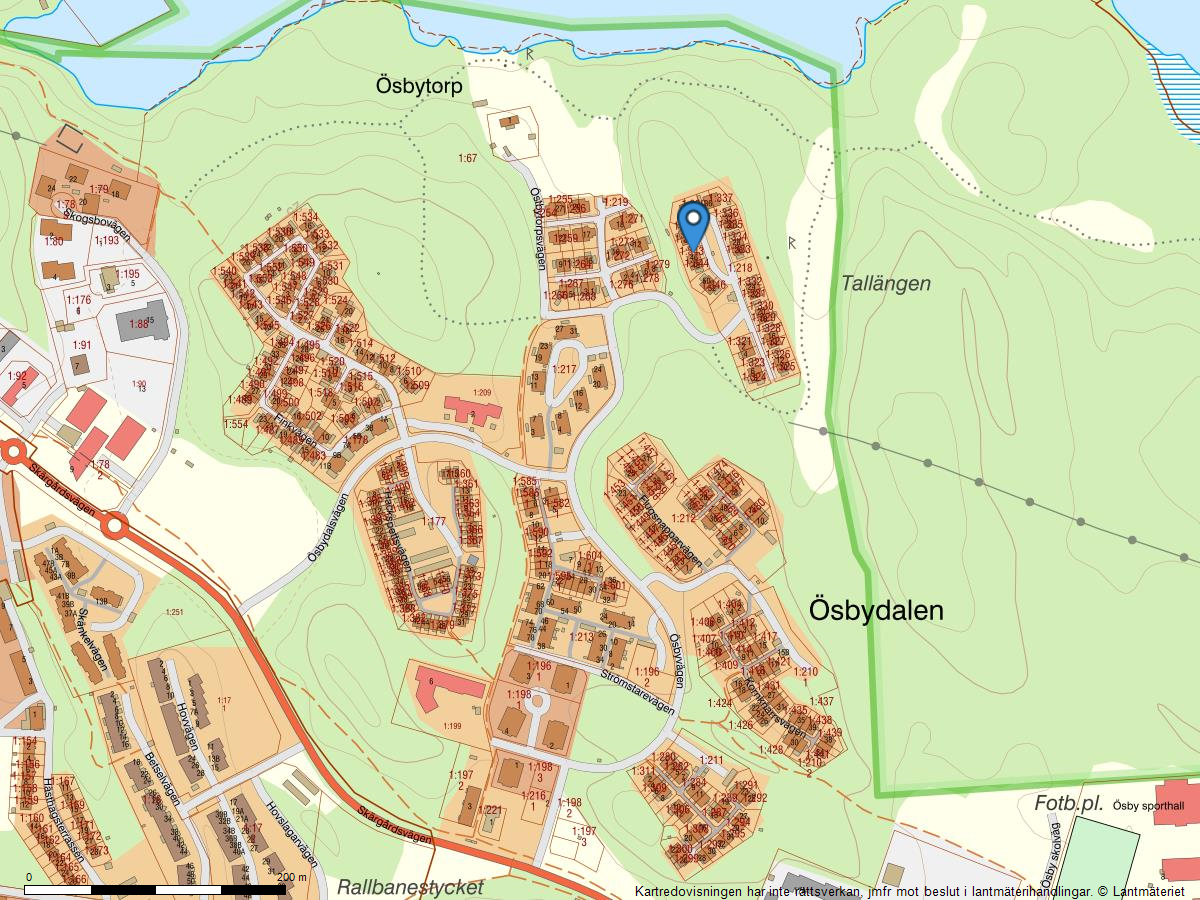 Bostadsbild från Nötskrikevägen 44, Såld i Ösbydalen, Värmdö