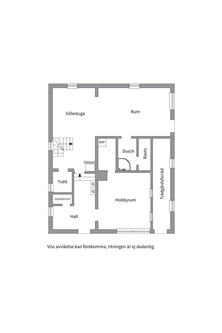 Planlösning från Sergelvägen 40, Såld i Hasseludden, Nacka