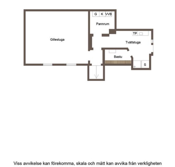 Planlösning från Dunungavägen 9, Såld i Skuru, Nacka