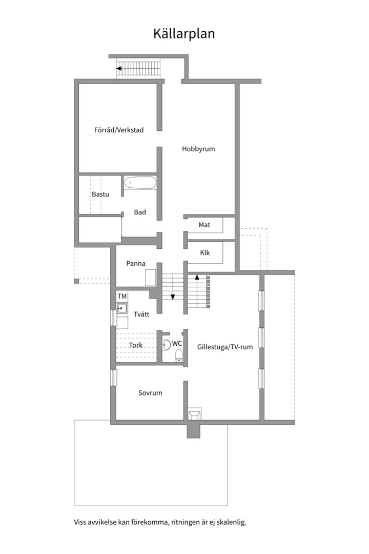 Planlösning från Ekolnsvägen 13A, Såld i Sunnersta, Uppsala
