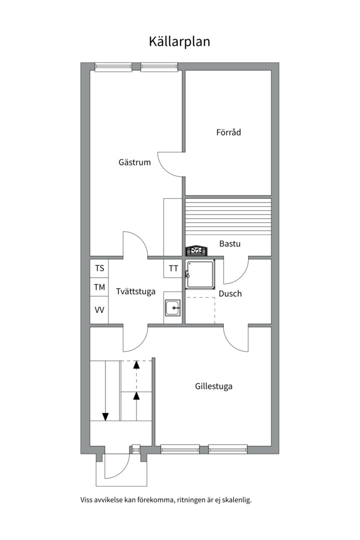 Planlösning från Eriksgatan 8A, Såld i Luthagen, Uppsala