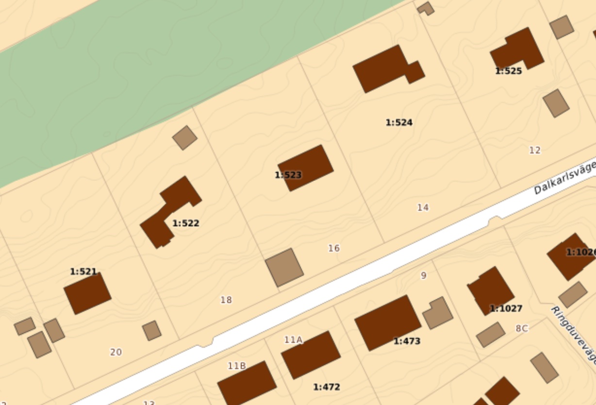 Bostadsbild från Dalkarlsvägen 16, Såld i Lännersta, Nacka