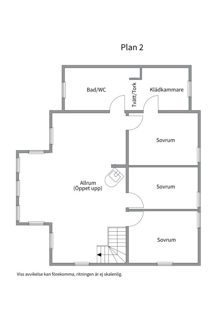 Planlösning från Gryta Rosenborg 12, Såld i Örsundsbro, Enköping