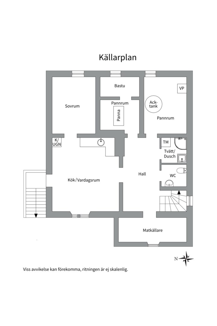 Planlösning från Fylkingsvägen 1, Såld i Gamla Uppsala, Uppsala