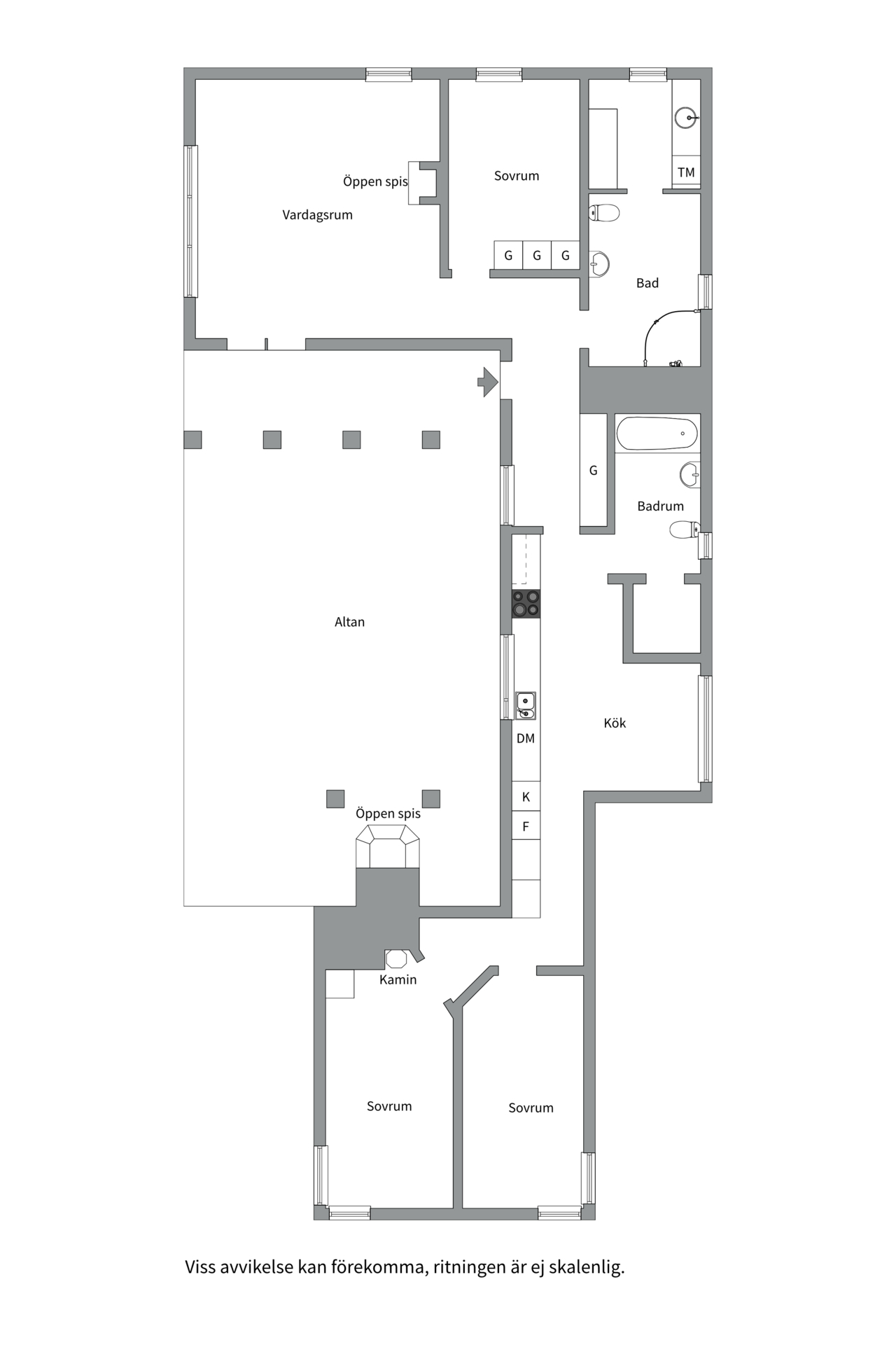 Bostadsbild från Sommarvägen 3A, Såld i Björklinge, Uppsala