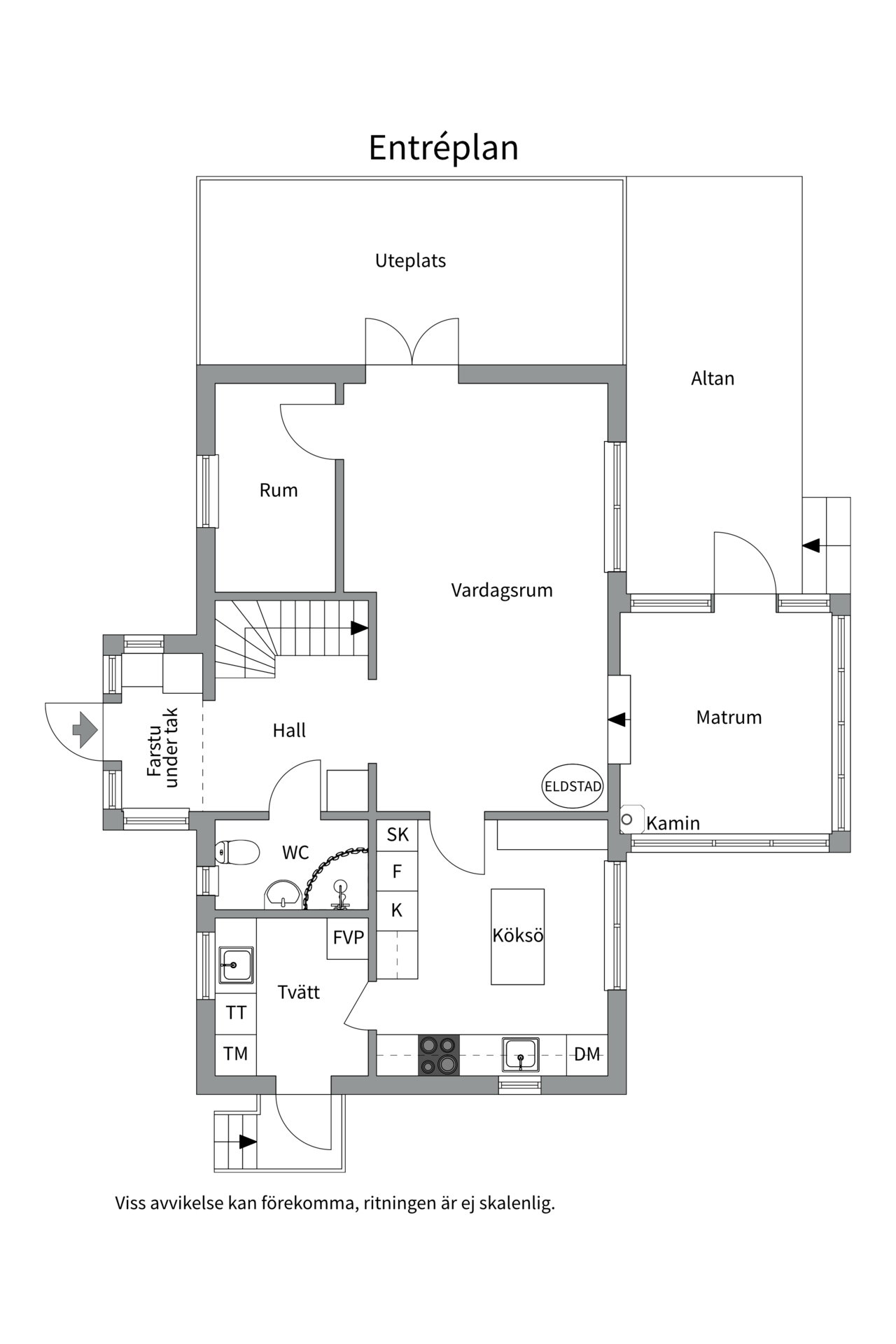 Bostadsbild från Bergdalsvägen 6, Såld i Björknäs, Nacka