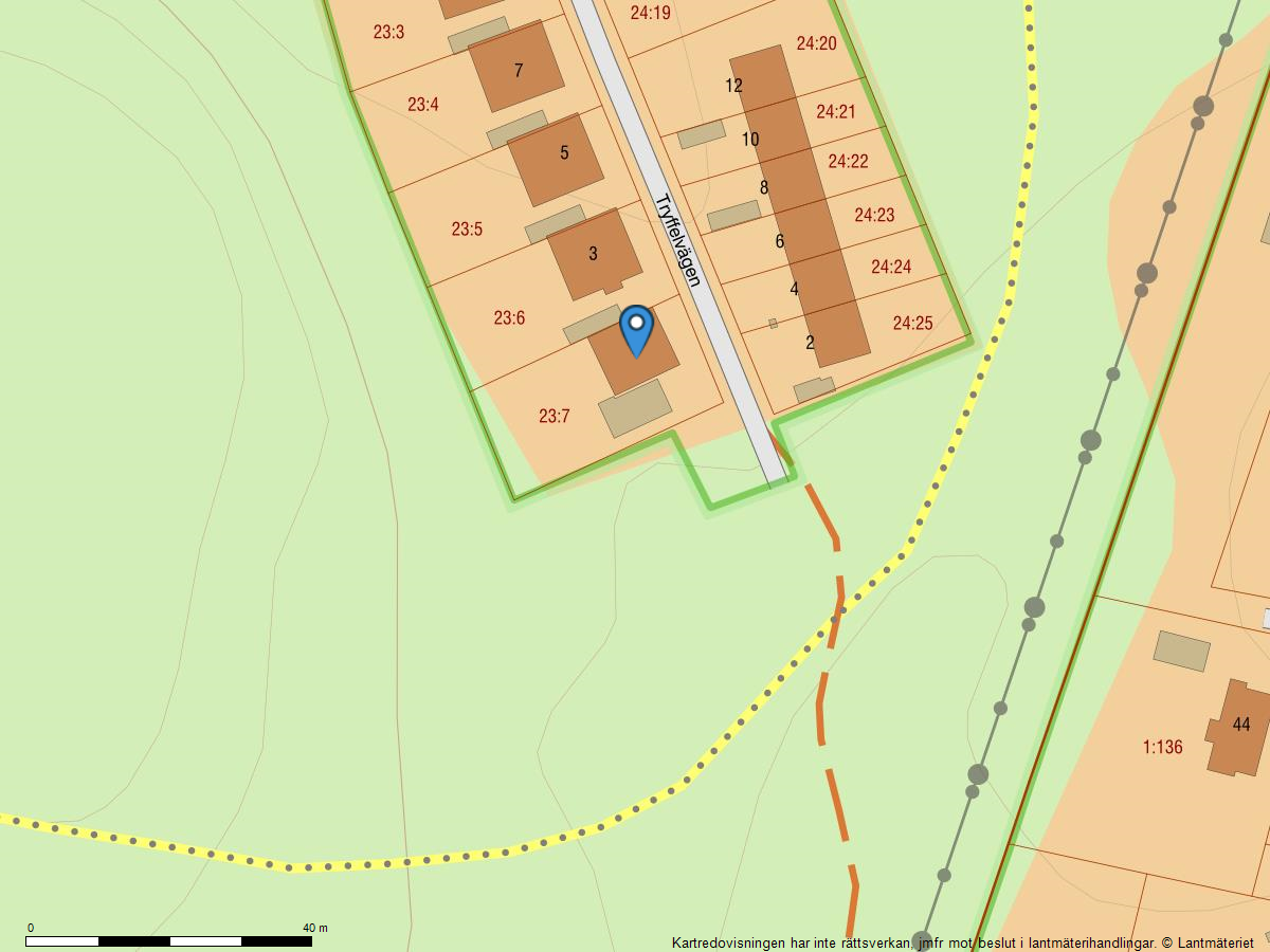 Bostadsbild från Tryffelvägen 1, Såld i Eknäs, Nacka