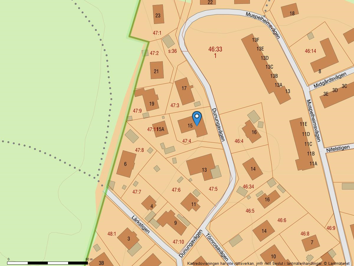 Bostadsbild från Dunungavägen 15, Såld i Skuru, Nacka