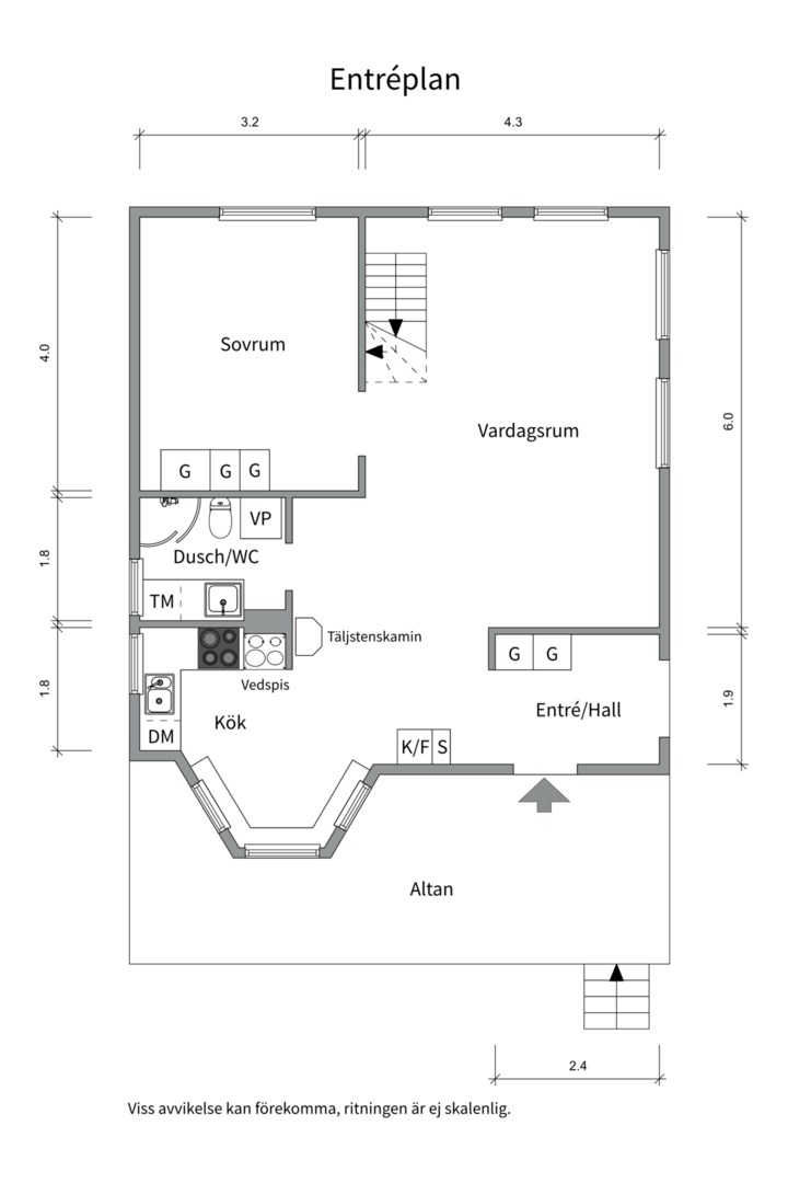 Planlösning från Börje-Gränby 49, Såld i Börje, Uppsala