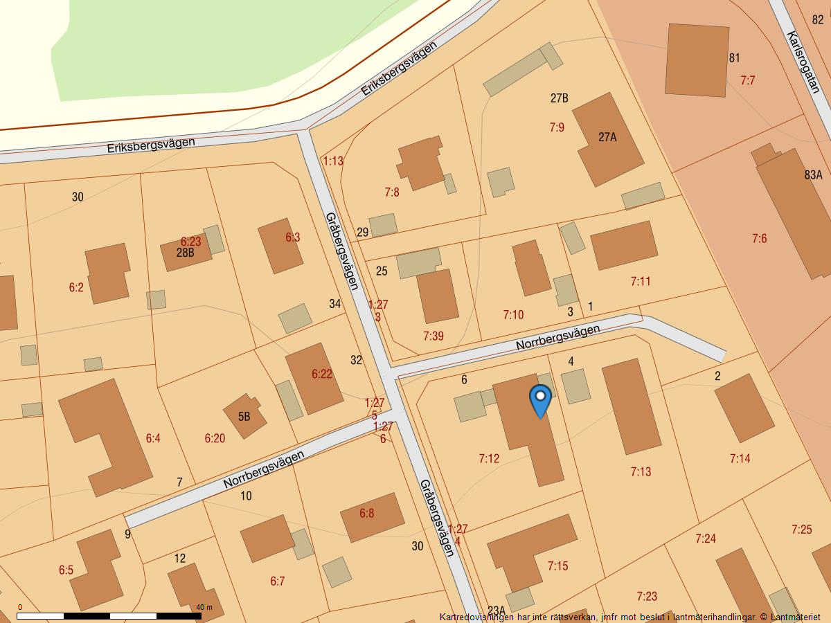 Bostadsbild från Norrbergsvägen 6, Såld i Eriksberg, Uppsala