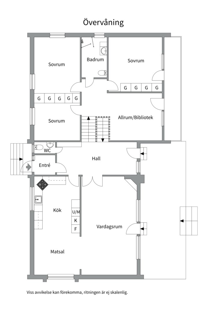 Planlösning från Ejdervägen 24, Såld i Saltsjö-Duvnäs, Nacka