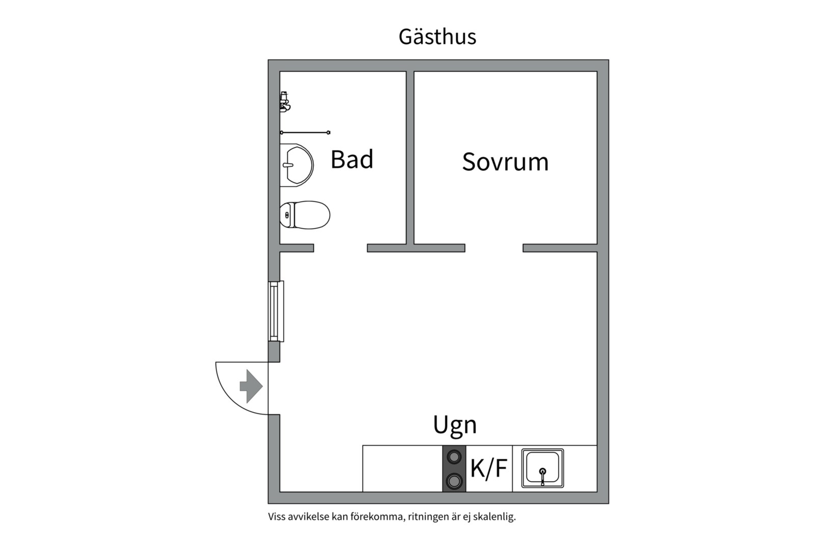 Planlösning från Sundbro 223, Såld i Bälinge/ Sundbro, Uppsala