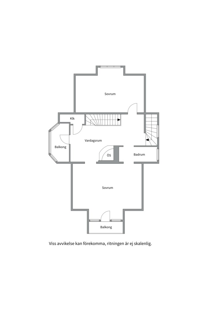 Planlösning från Värmdövägen 172, Såld i Storängen, Nacka