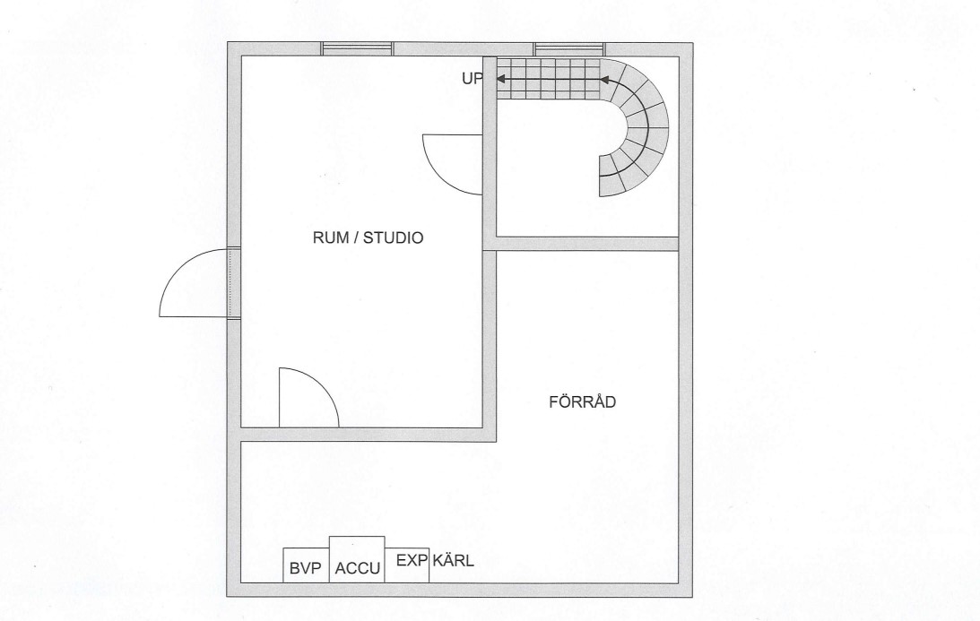 Planritning källare