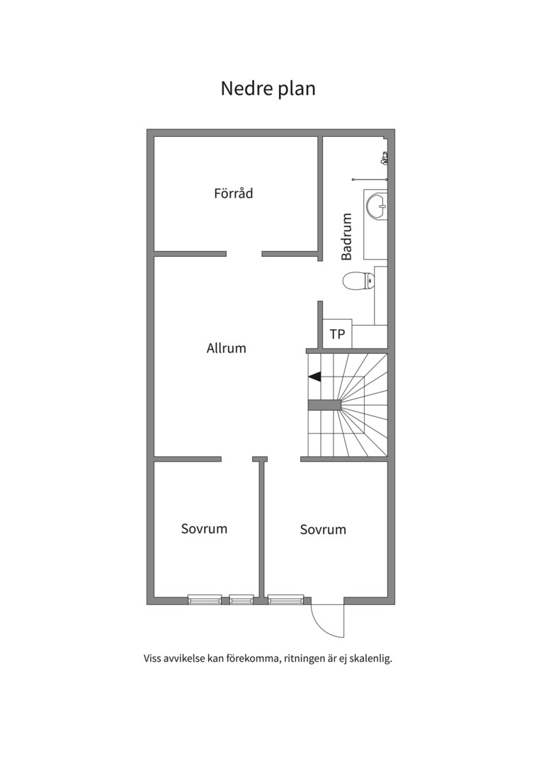 Planlösning från Björkholmsvägen 67, Såld i Östra Orminge, Nacka