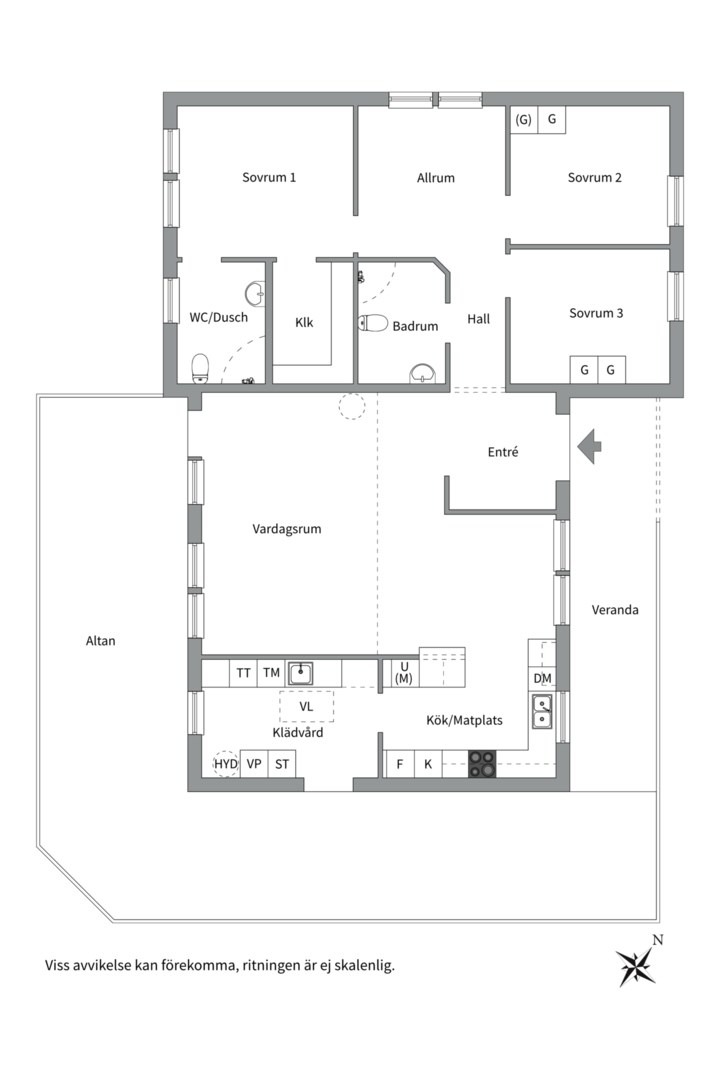 Planlösning från Skärfältens 51, Såld i Skärfälten, Uppsala