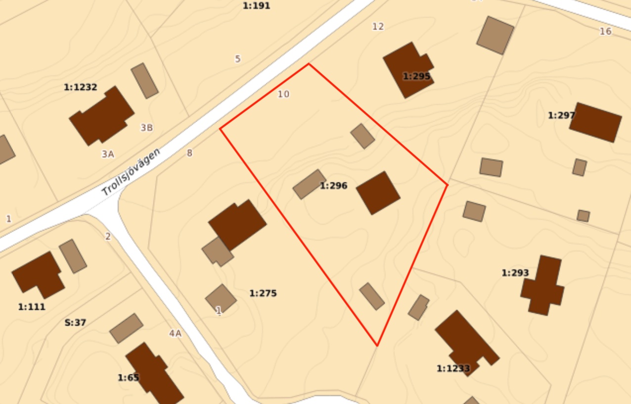 Bostadsbild från Trollsjövägen 10, Såld i Södra Lännersta, Nacka