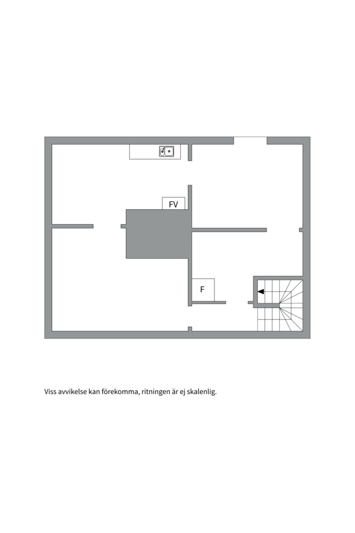 Planlösning från Hasselvägen 19, Såld i Storvreta, Uppsala