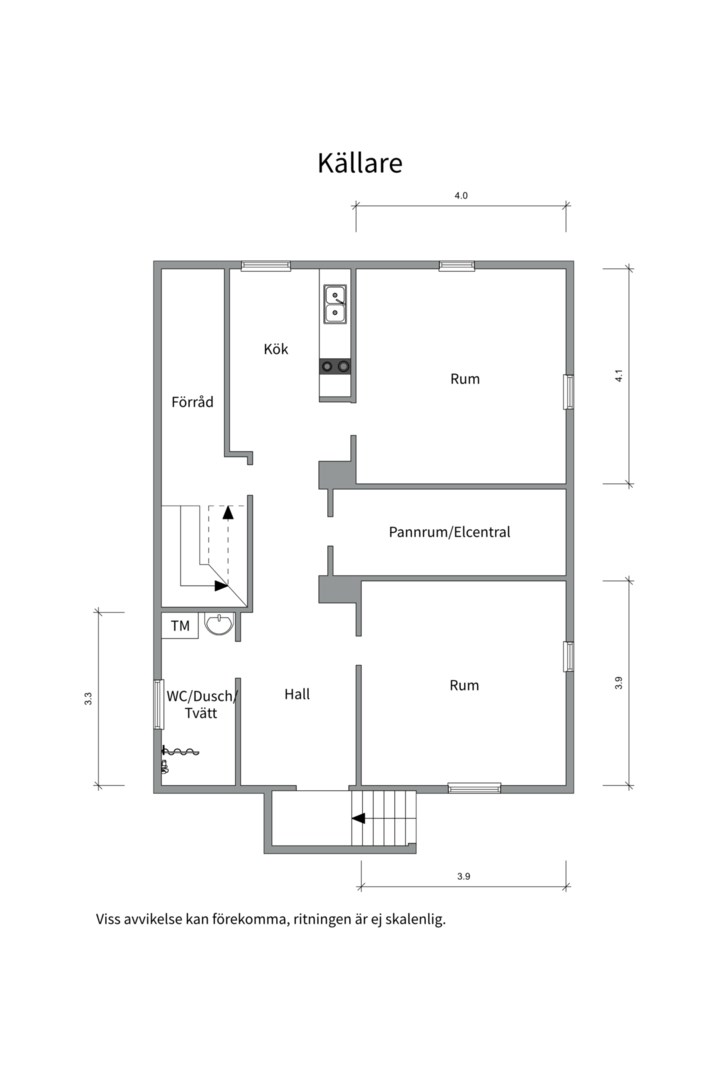 Planlösning från Gamla Uppsalagatan 27, Såld i Svartbäcken, Uppsala