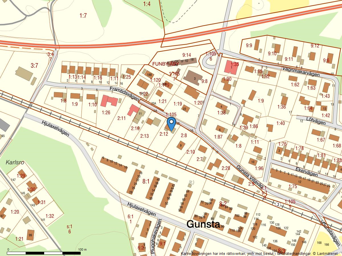 Bostadsbild från Framtidsvägen 13 B, Såld i Gunsta, Uppsala