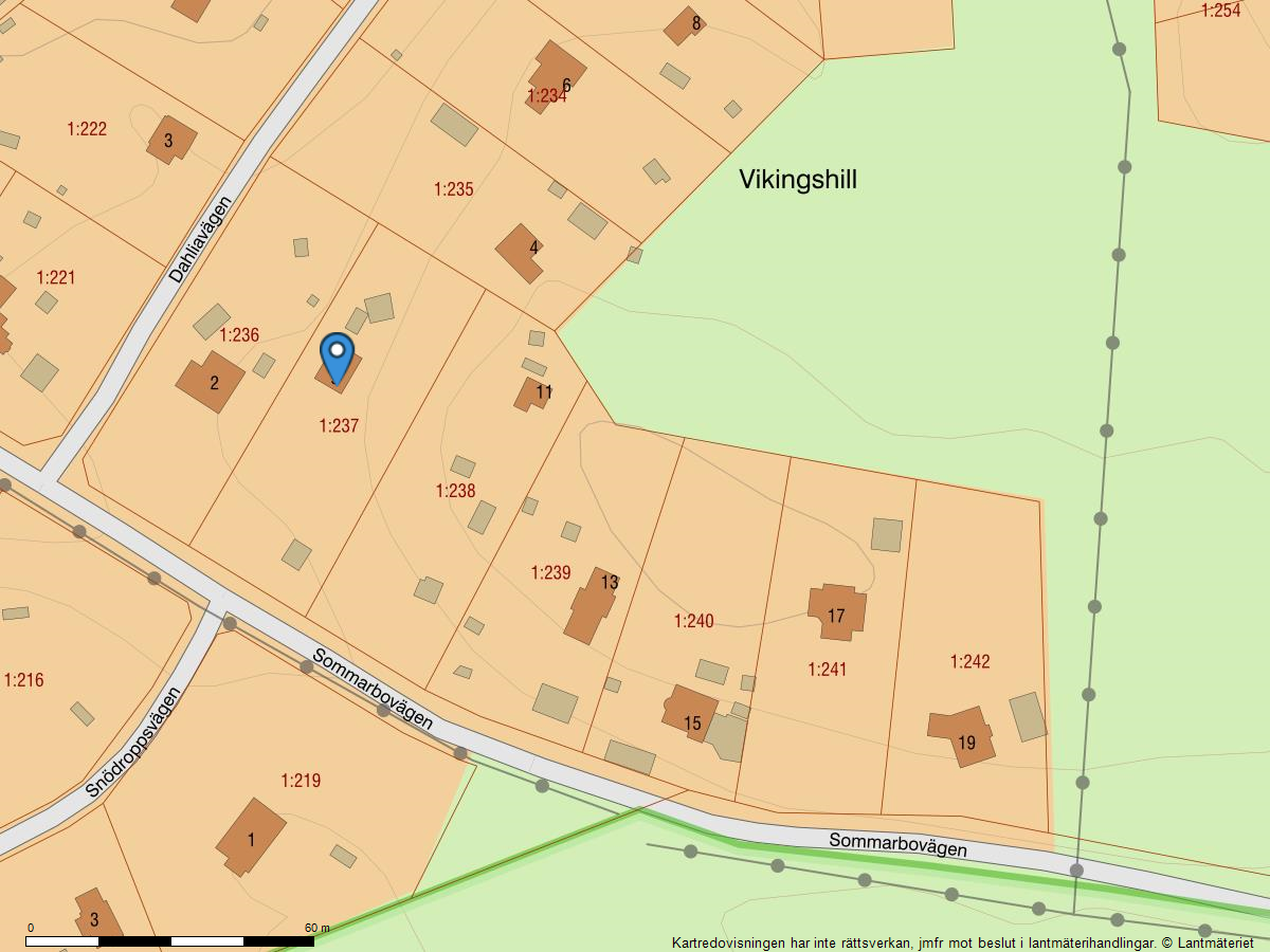 Bostadsbild från Sommarbovägen 9, Såld i Vikingshill, Nacka