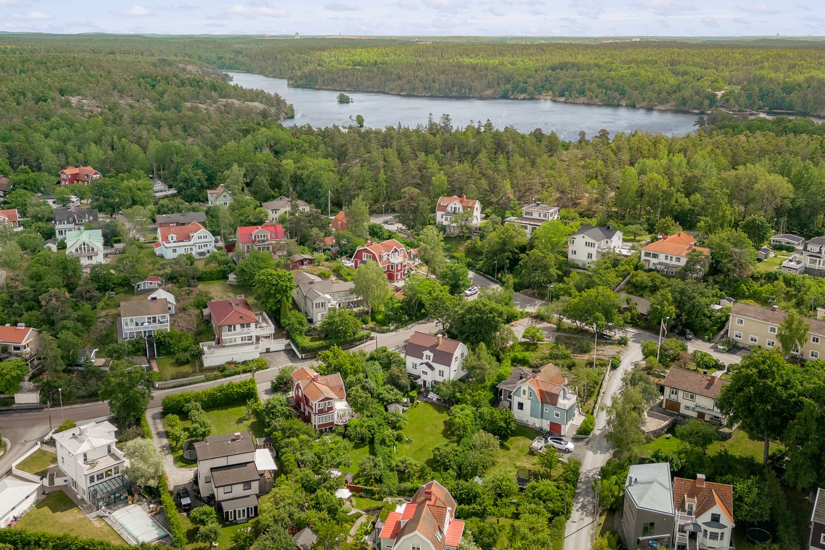 Bostadsbild från Östervägen 5, Såld i Hästhagen, Nacka