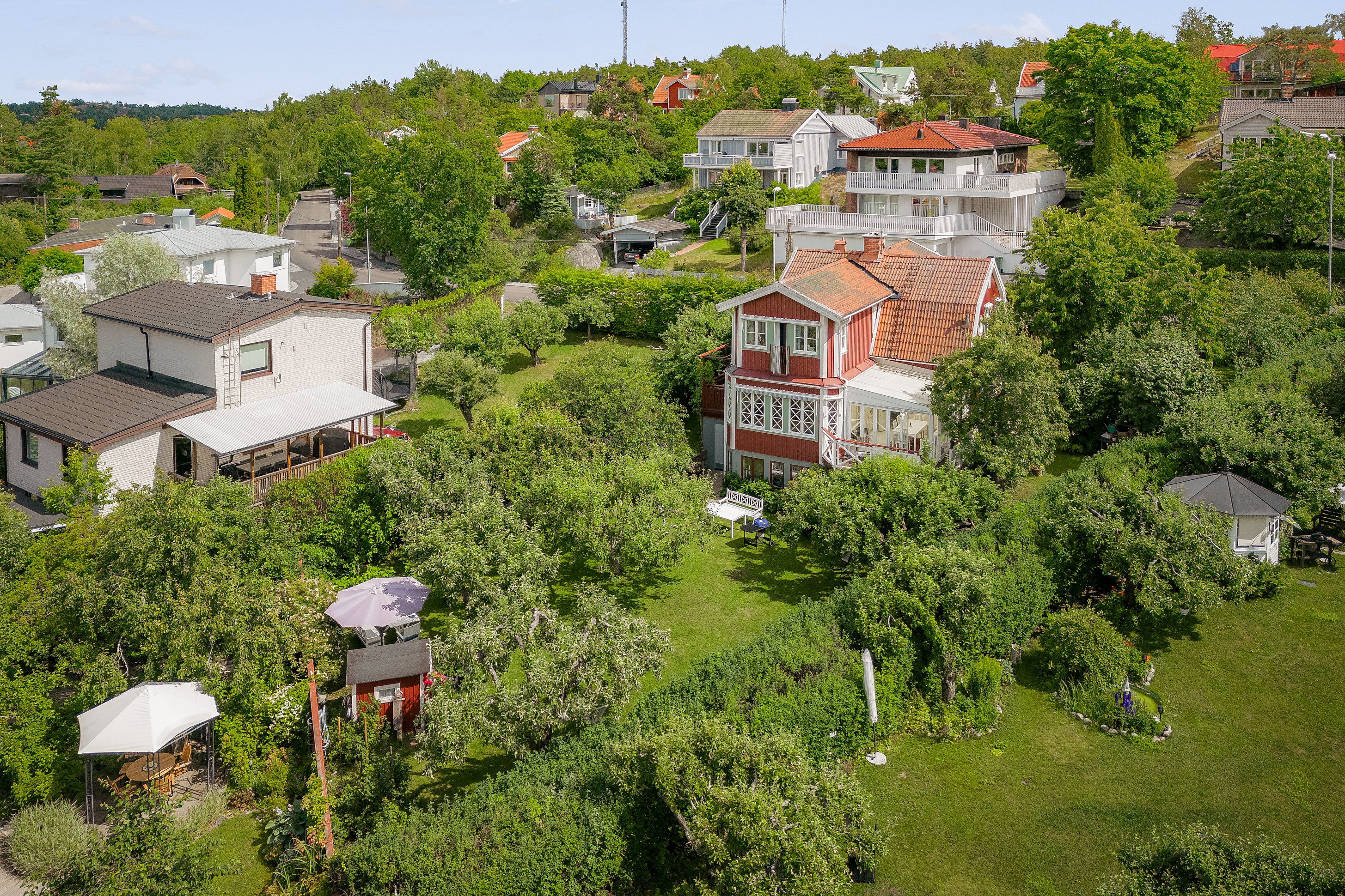 Bostadsbild från Östervägen 5, Såld i Hästhagen, Nacka