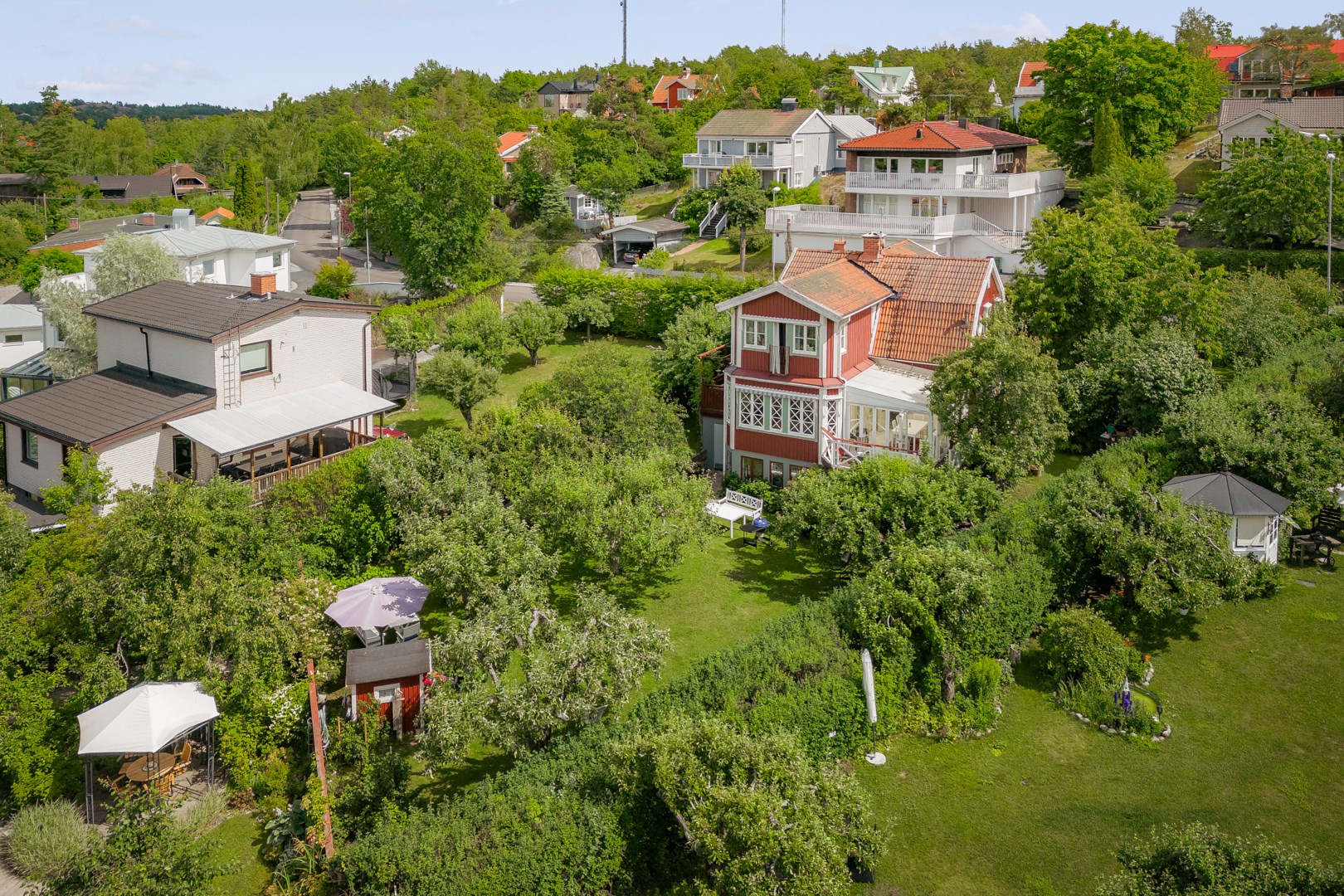 Bostadsbild från Östervägen 5, Såld i Hästhagen, Nacka