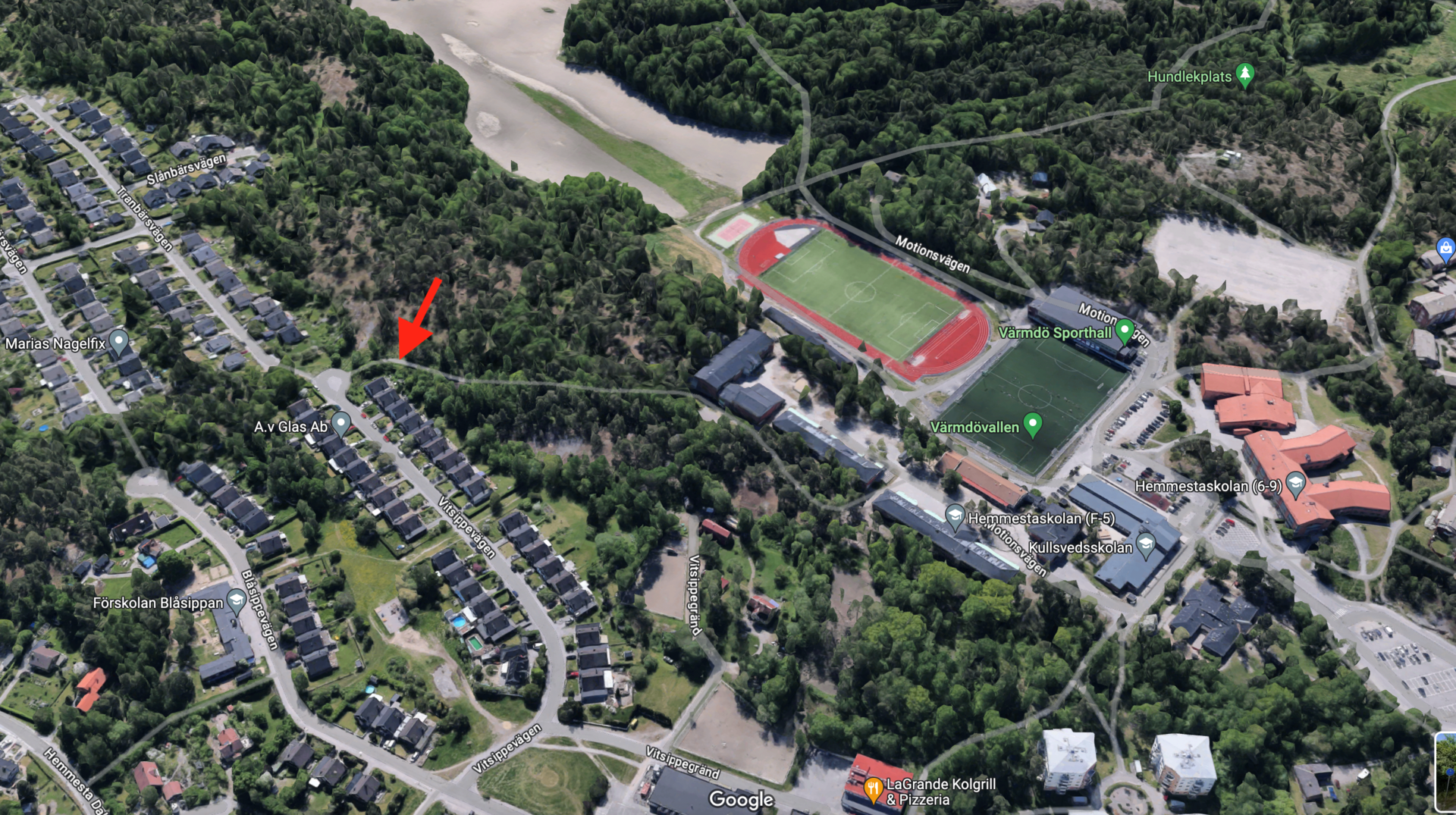 Bostadsbild från Vitsippevägen 36, Såld i Hemmesta, Värmdö