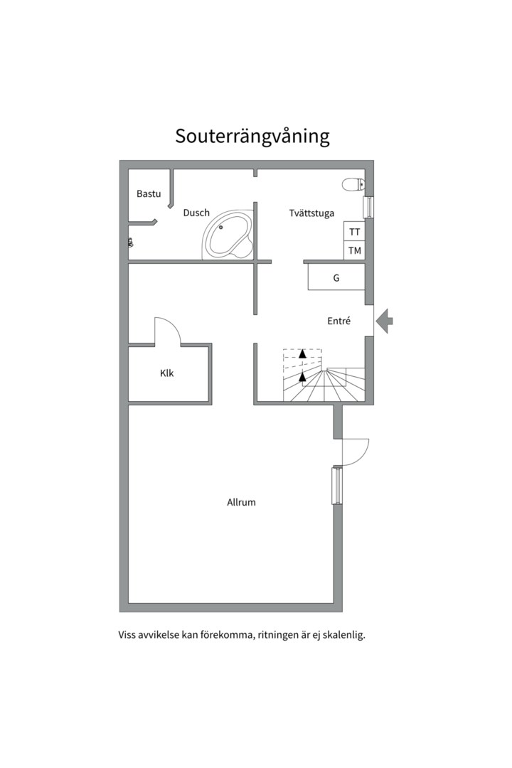 Planlösning från Nimrodsvägen 3, Såld i Norra Lännersta, Nacka