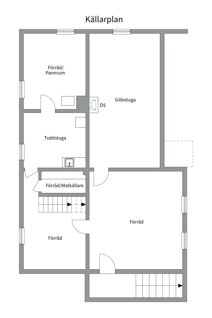 Planlösning från Salemsvägen 4B, Såld i Storvreta, Uppsala