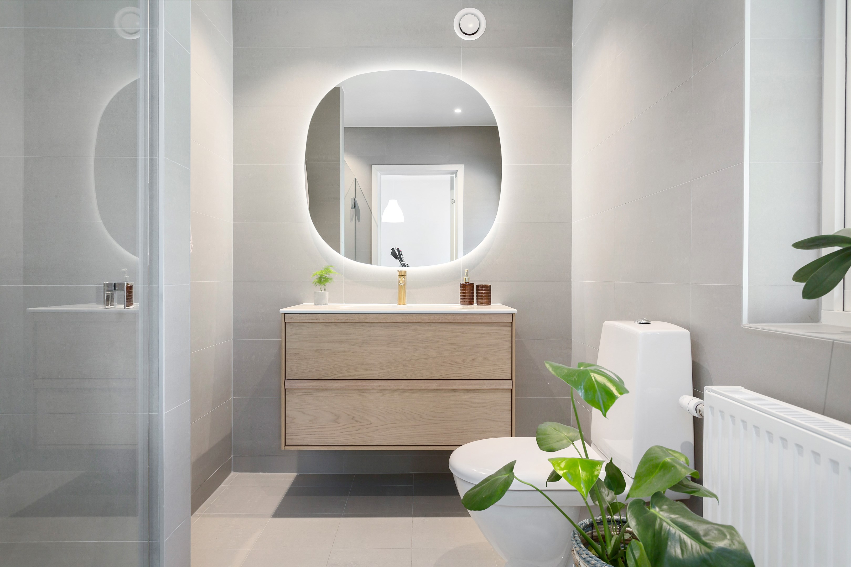 Badrum på övre plan