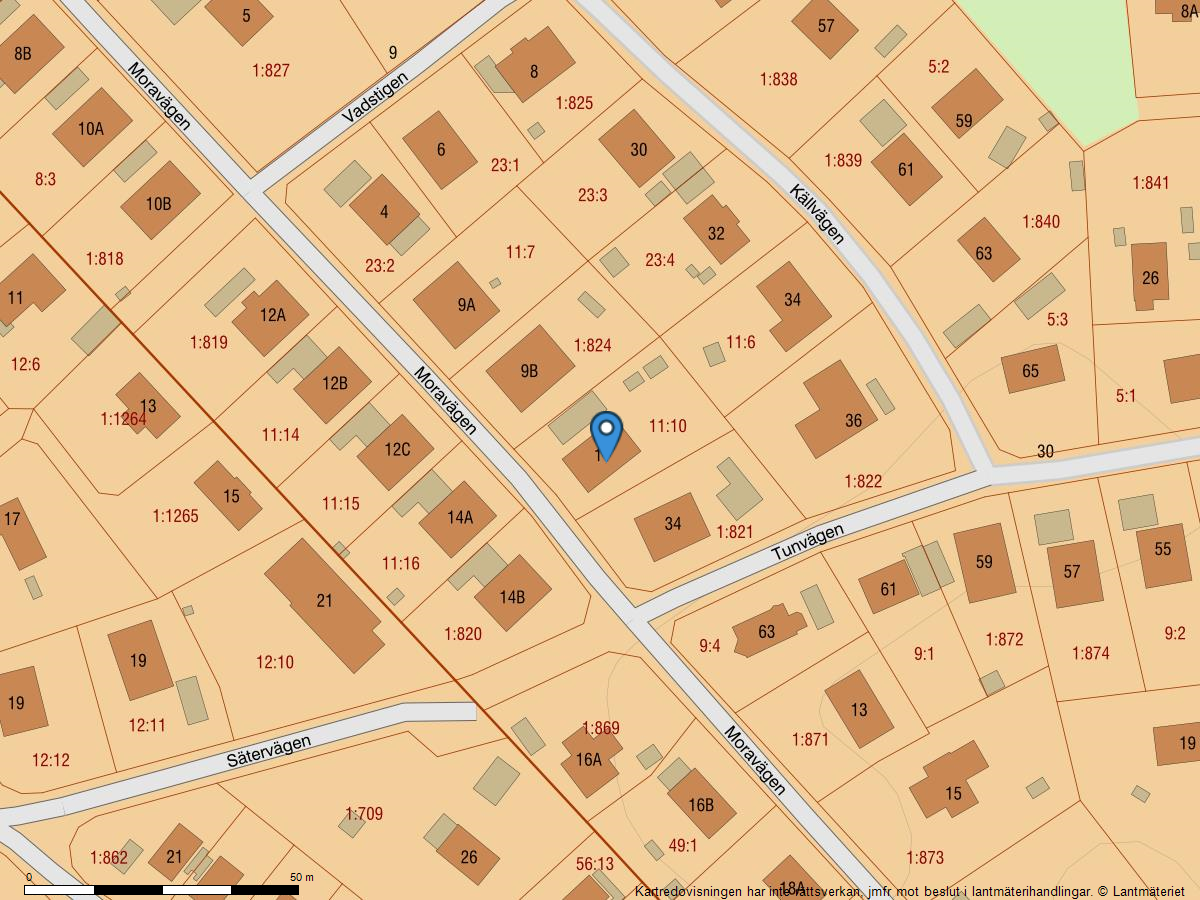 Bostadsbild från Moravägen 11, Såld i Norra Lännersta, Nacka