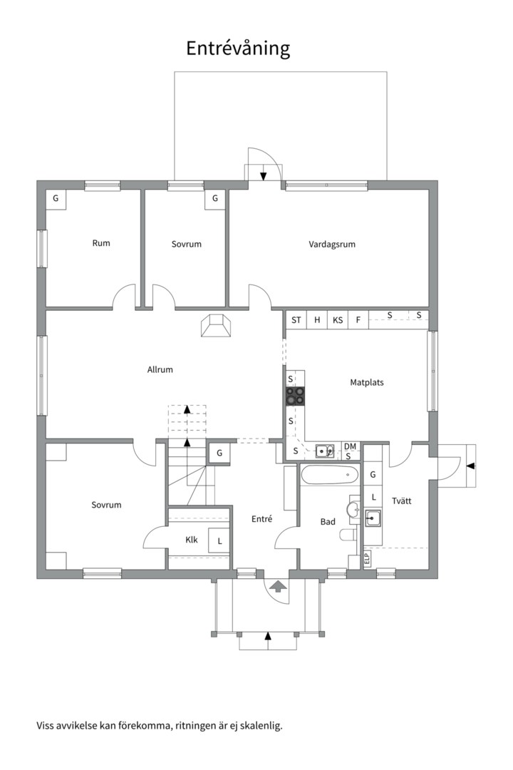 Planlösning från Grän Stallängen 43, Såld i Grän Stallängen, Uppsala