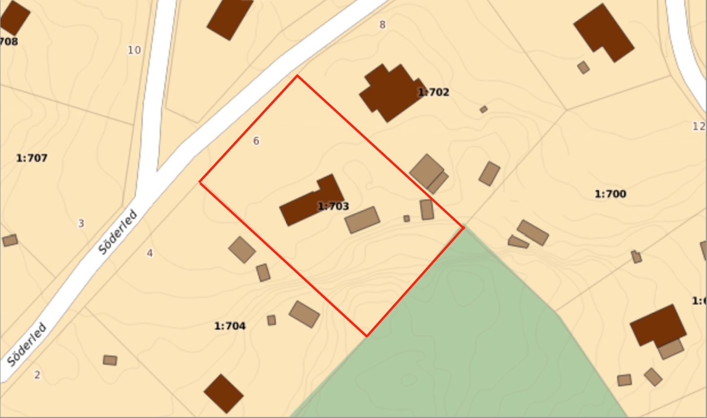 Bostadsbild från Söderled 6, Såld i Gustavsvik, Nacka