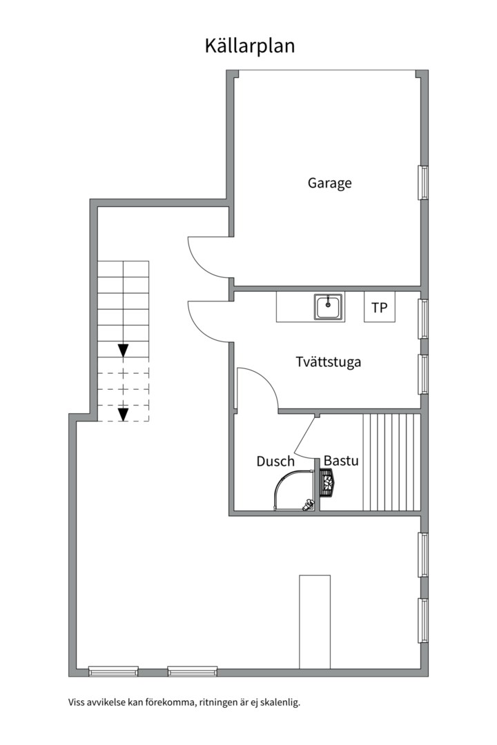 Planlösning från Fiskarvägen 6, Såld i Herrviksnäs, Värmdö