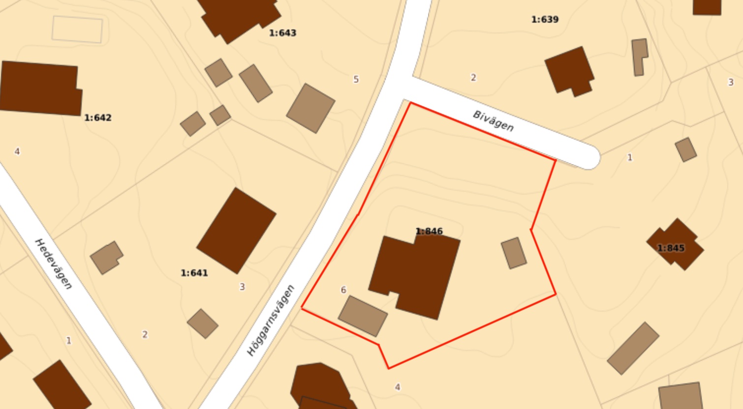 Bostadsbild från Höggarnsvägen 6, Såld i Kummelnäs, Nacka