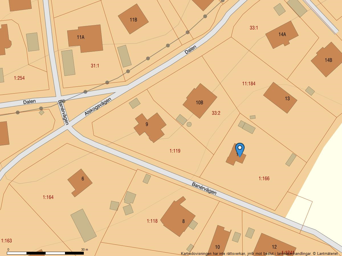 Bostadsbild från Banérvägen 11, Såld i Lännersta, Nacka