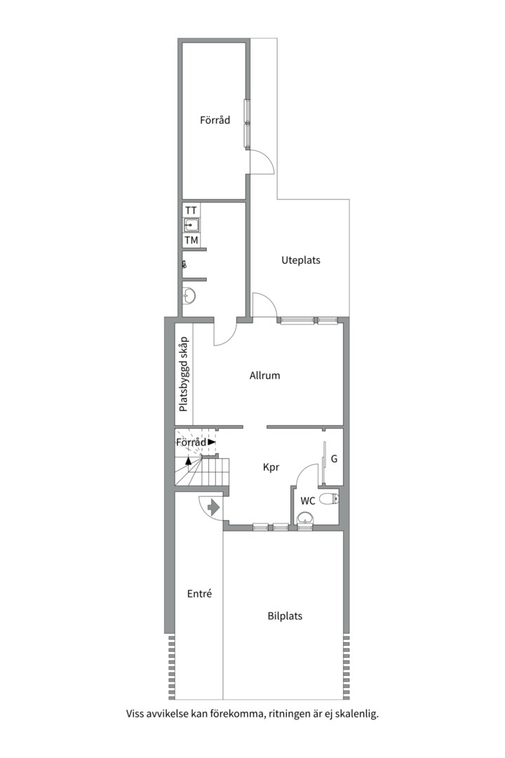 Planlösning från Repslagargatan 19E, Såld i Svartbäcken, Uppsala