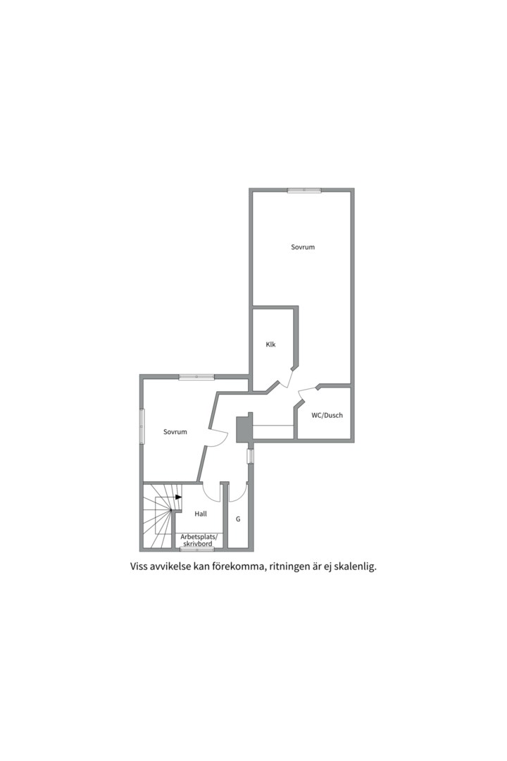 Planlösning från Törnrosavägen 3, Såld i Skuru, Nacka