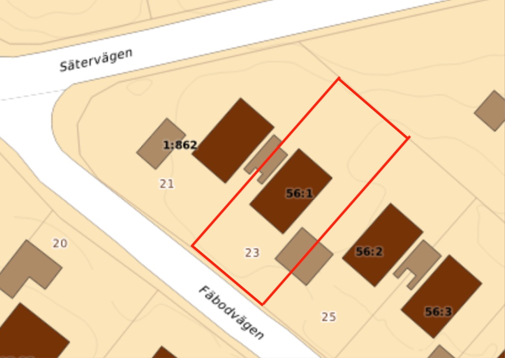 Bostadsbild från Fäbodvägen 23, Såld i Norra Lännersta, Nacka