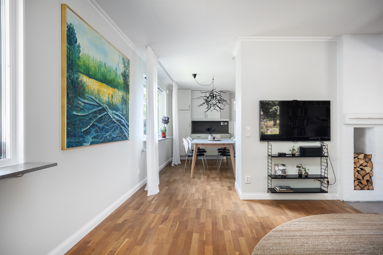 Bostadsbild från Skogdalsvägen 5, Såld i Björknäs, Nacka