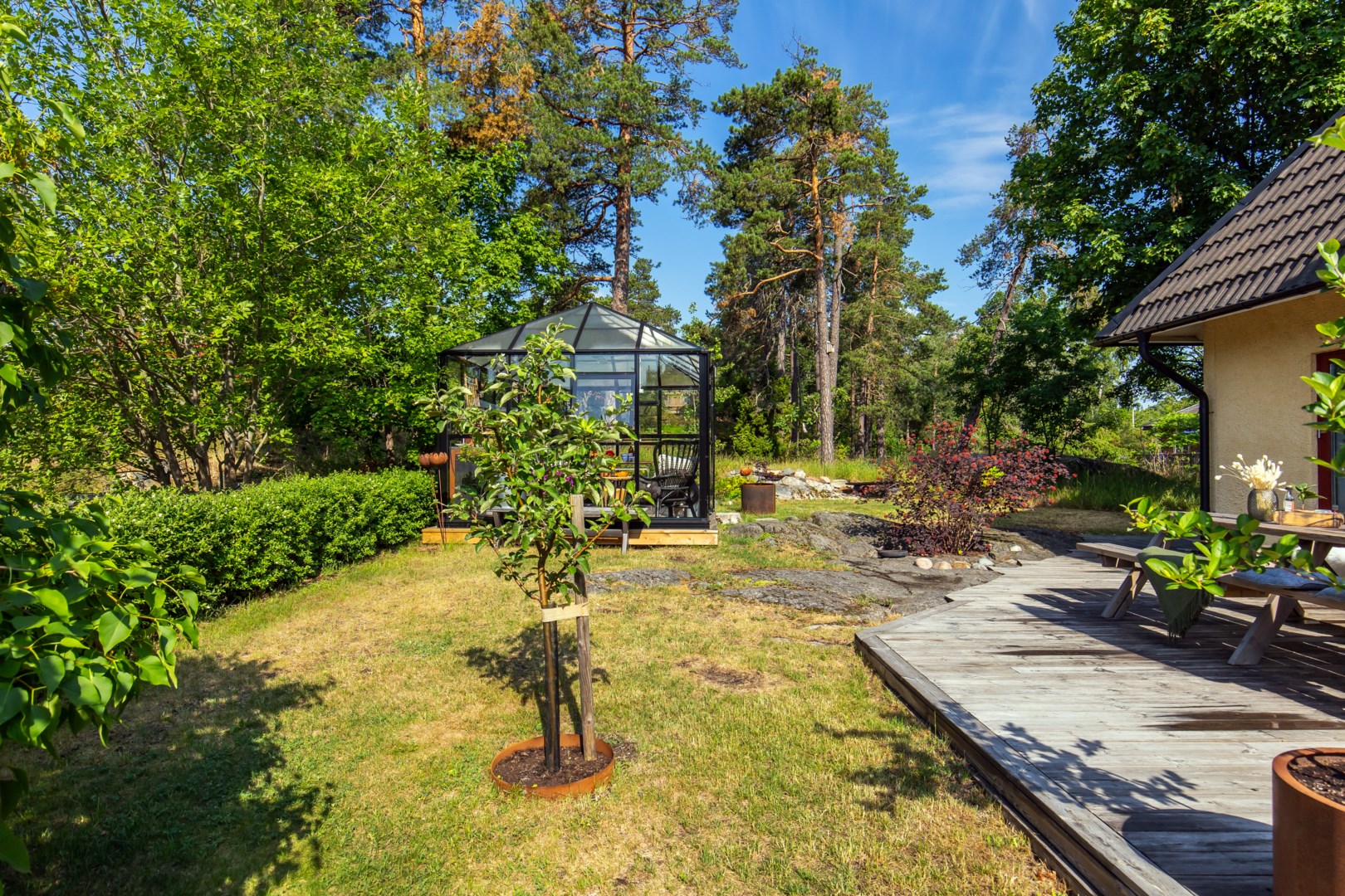 Bostadsbild från Skogdalsvägen 5, Såld i Björknäs, Nacka