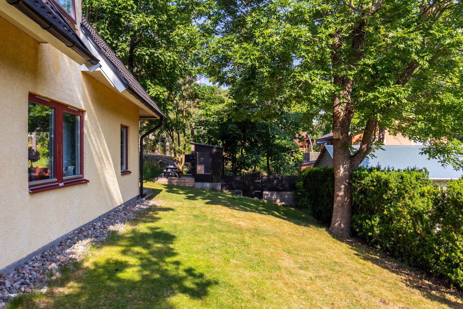 Bostadsbild från Skogdalsvägen 5, Såld i Björknäs, Nacka