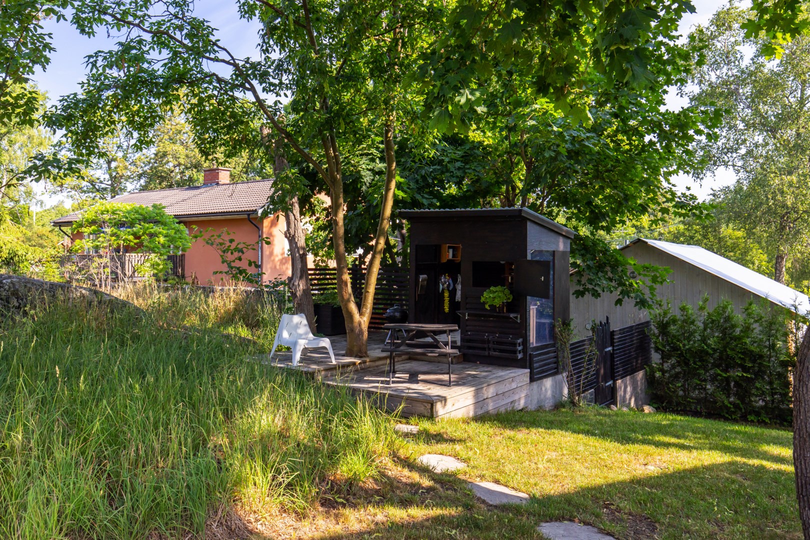 Bostadsbild från Skogdalsvägen 5, Såld i Björknäs, Nacka