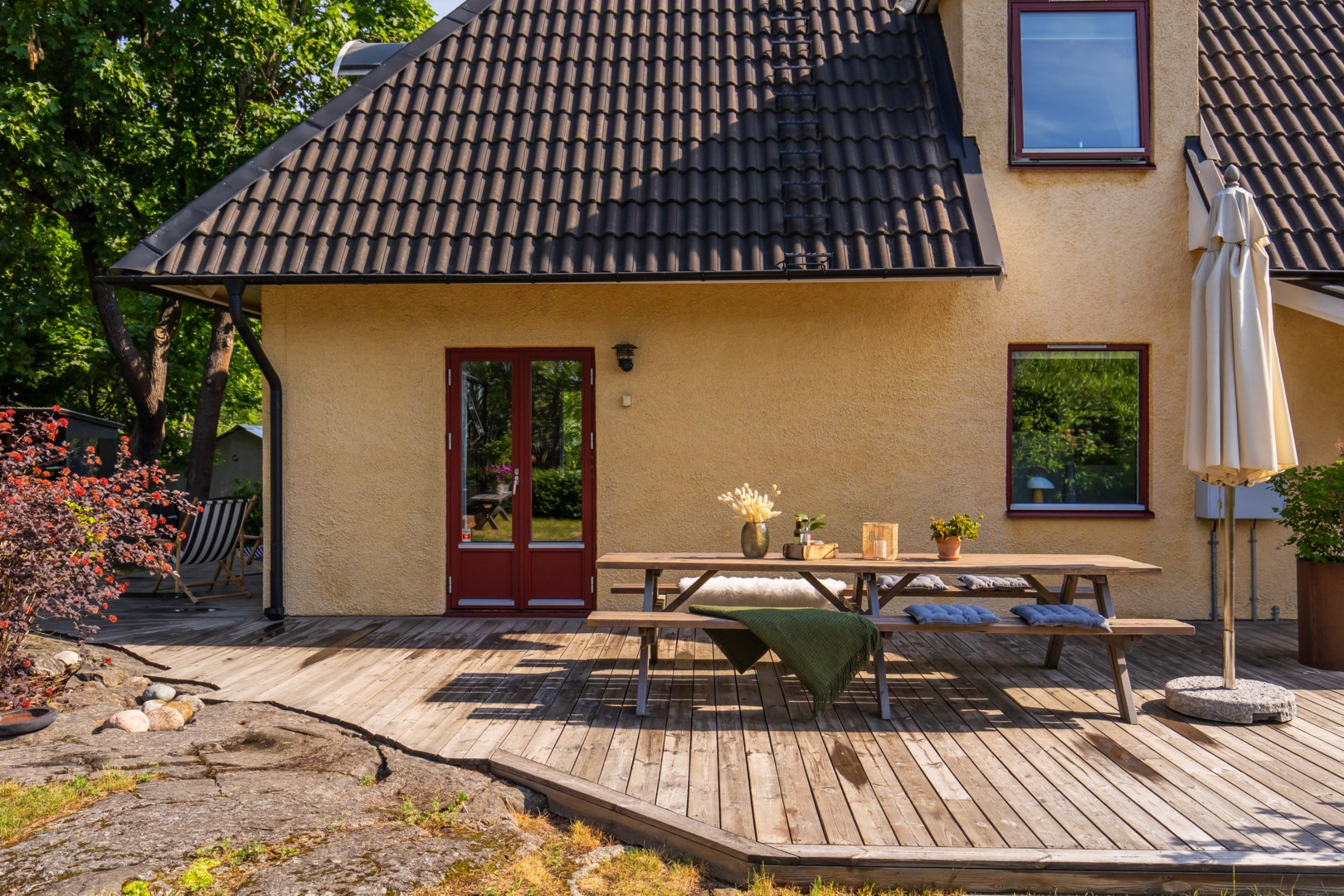 Bostadsbild från Skogdalsvägen 5, Såld i Björknäs, Nacka