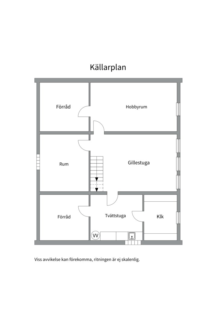 Planlösning från Getramsvägen 3, Såld i Storvreta, Uppsala