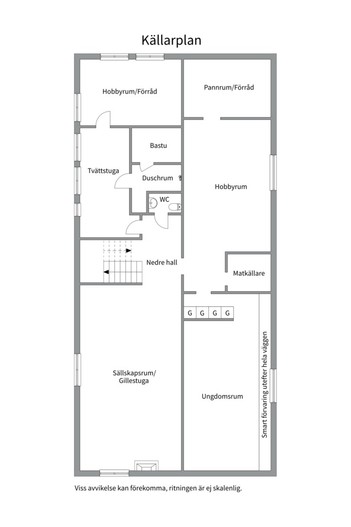 Planlösning från Kolfatsvägen 11, Såld i Valsätra, Uppsala