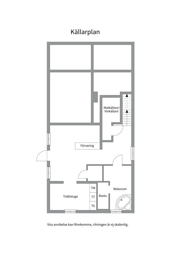 Planlösning från Kvarnbergsvägen 10, Såld i Hasseludden, Nacka